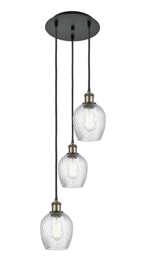 Innovations - 113B-3P-BAB-G292 - LED Pendant - Ballston - Black Antique Brass