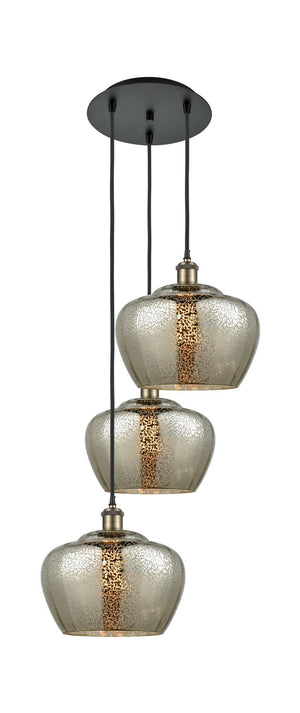 Innovations - 113B-3P-BAB-G96-L - LED Pendant - Ballston - Black Antique Brass