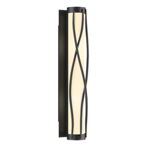 Hubbardton Forge - 205401-SKT-10-GG0347 - Four Light Wall Sconce - Twine - Black