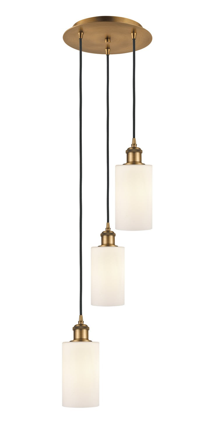 Innovations - 113B-3P-BB-G801 - LED Pendant - Ballston - Brushed Brass