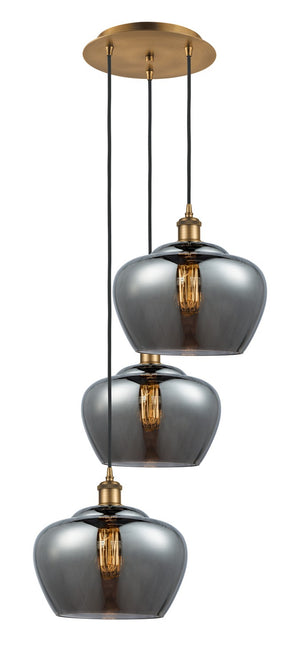 Innovations - 113B-3P-BB-G93-L - LED Pendant - Ballston - Brushed Brass