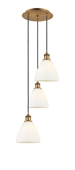 Innovations - 113B-3P-BB-GBD-751 - LED Pendant - Ballston - Brushed Brass