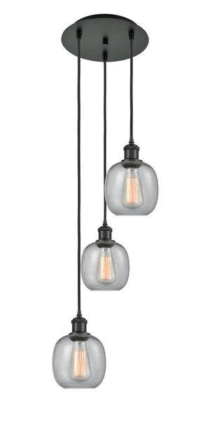 Innovations - 113B-3P-BK-G104 - LED Pendant - Ballston - Matte Black