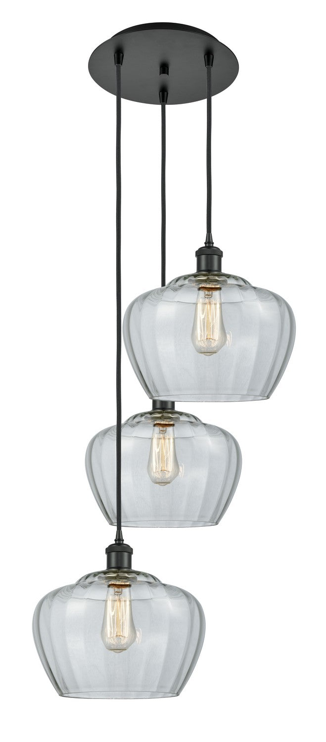 Innovations - 113B-3P-BK-G92-L - LED Pendant - Ballston - Matte Black