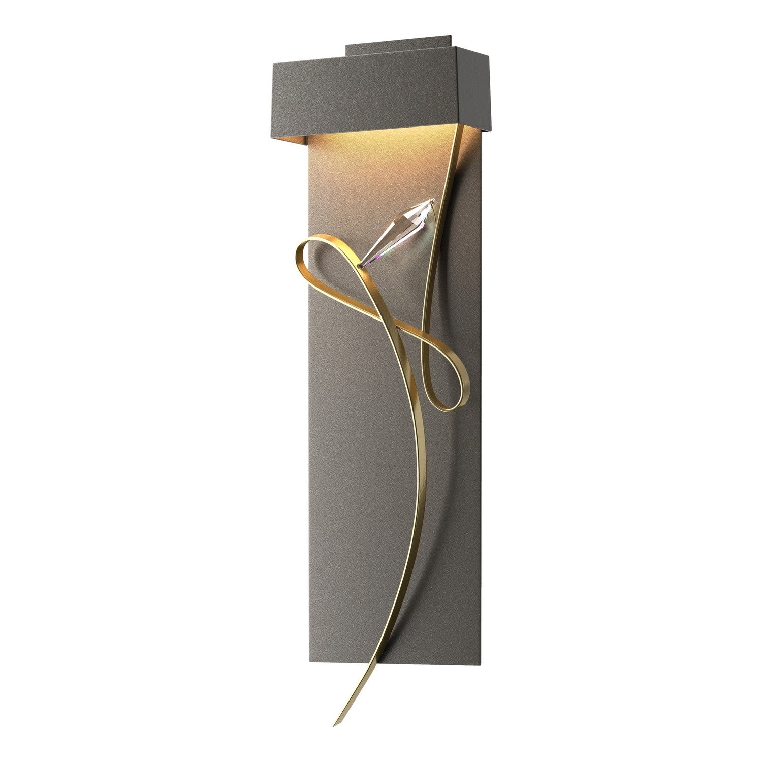 Hubbardton Forge - 205440-LED-07-86-CR - Rhapsody LED Sconce - Rhapsody - Dark Smoke