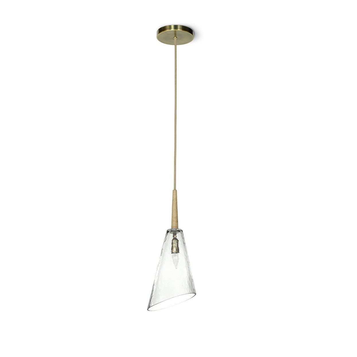 Palecek - 2214-79 - One Light Pendant - Veraldi - Brass