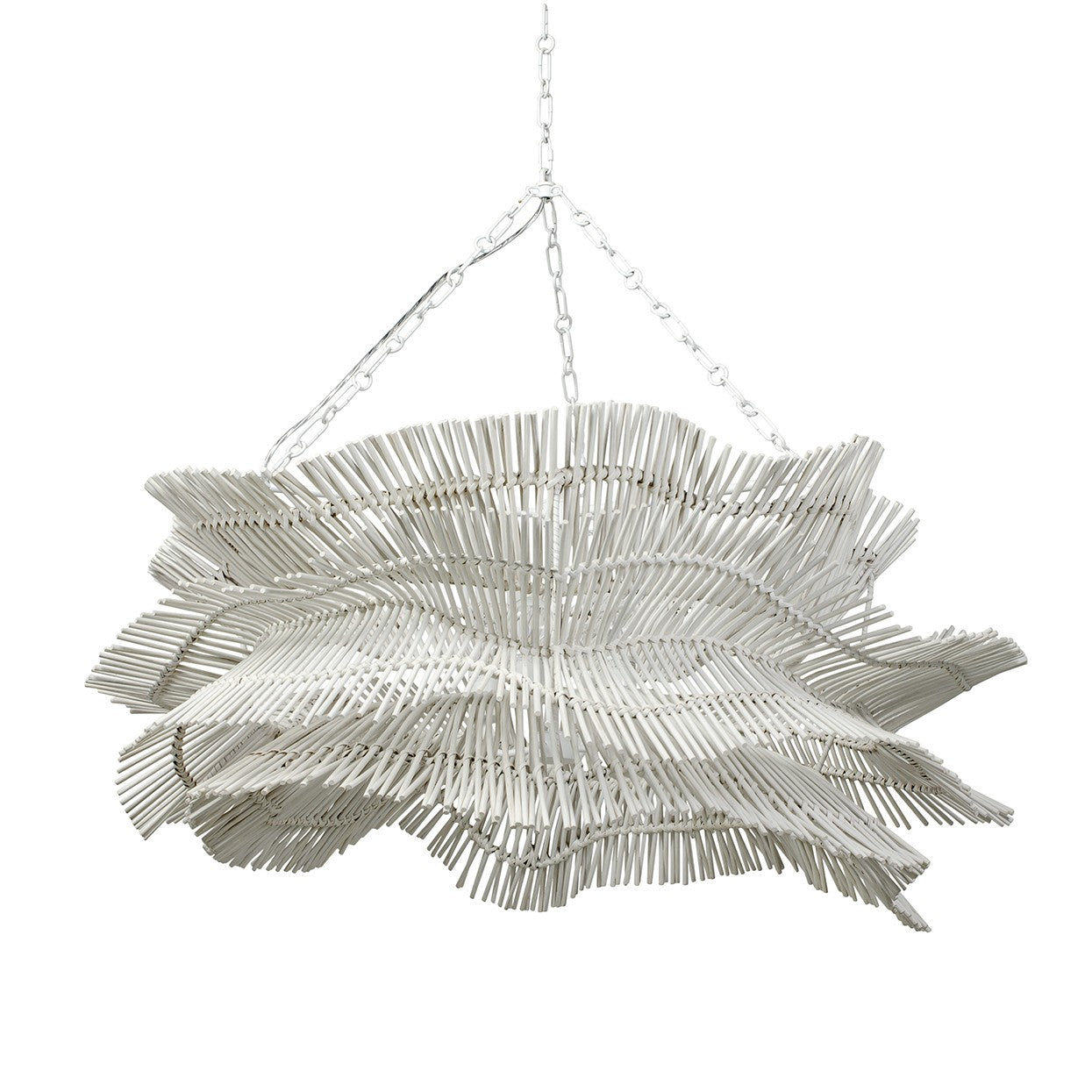 Palecek - 2237-05 - Chandelier - Miramar - White