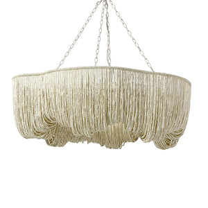 Palecek - 2259-79 - Six Light Chandelier - Lola - Cream