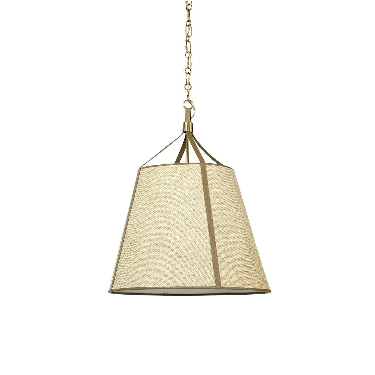 Palecek - 2908-79 - Three Light Pendant - Riviera - Antique Brass