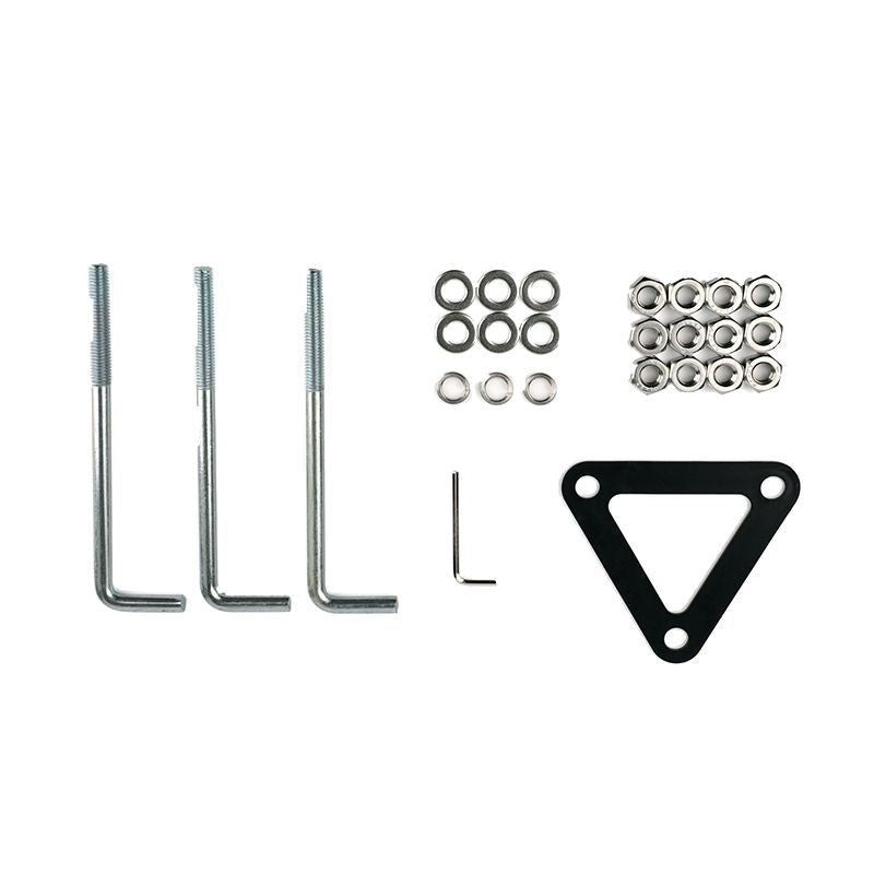 Westgate - BOL-G2-ABK-R - Bollard Round Replacement Anchor Bolts & Mounting Plate