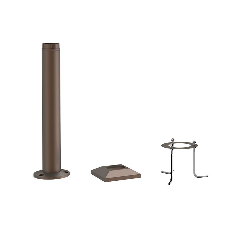 Westgate - BPS-BASE-2FT - Bollard - Bronze