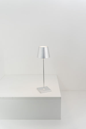 Zafferano - LD0340BFA - LED Table Lamp - Poldina Pro - Silver leaf