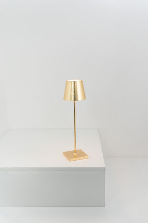 Zafferano - LD0340BFO - LED Table Lamp - Poldina Pro - Gold leaf