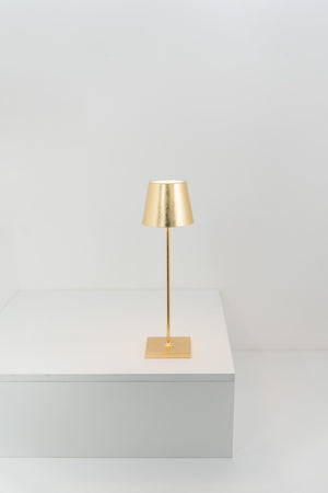 Zafferano - LD0340BFO - LED Table Lamp - Poldina Pro - Gold leaf