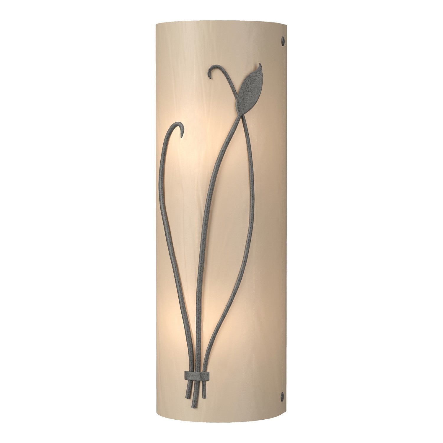 Hubbardton Forge - 205770-SKT-LFT-20-BB0410 - Forged Leaf and Stem Sconce - Leaf - Natural Iron