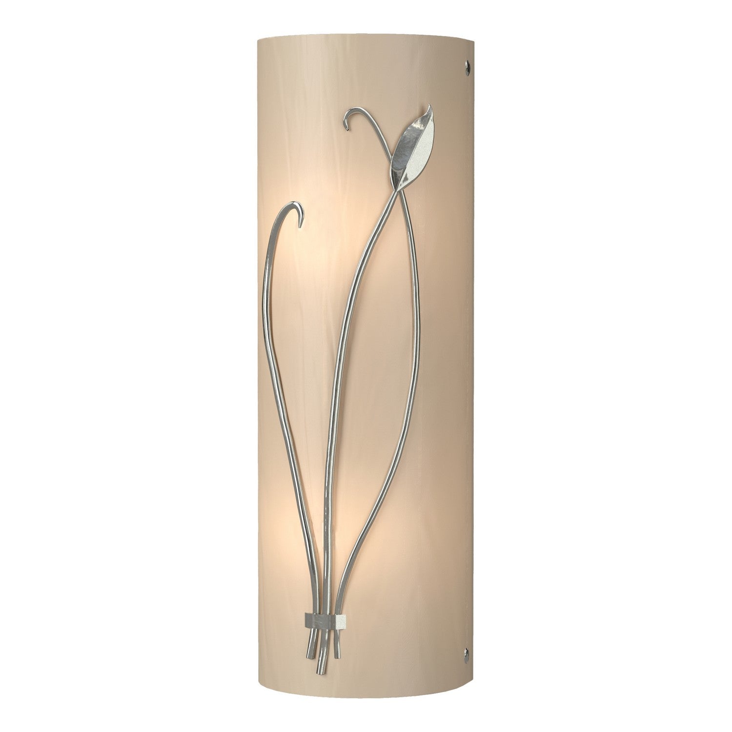Hubbardton Forge - 205770-SKT-LFT-85-BB0410 - Forged Leaf and Stem Sconce - Leaf - Sterling