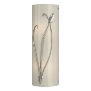 Hubbardton Forge - 205770-SKT-LFT-85-CC0410 - Two Light Wall Sconce - Leaf - Sterling