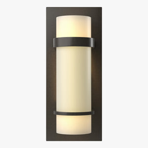 Hubbardton Forge - 205812-SKT-07-GG0065 - One Light Wall Sconce - Banded - Dark Smoke