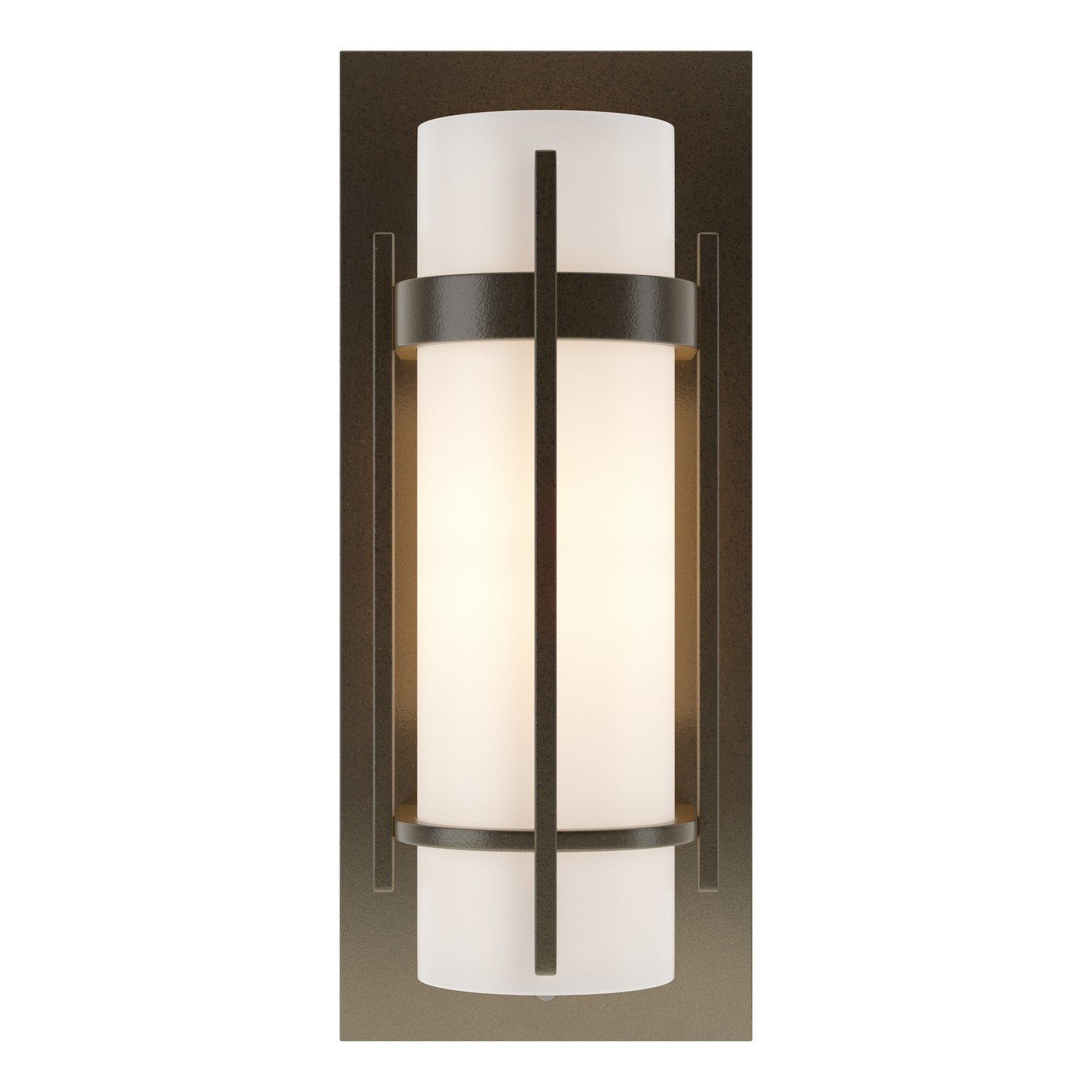 Hubbardton Forge - 205892-SKT-14-GG0065 - One Light Wall Sconce - Banded - Oil Rubbed Bronze