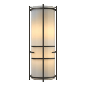 Hubbardton Forge - 205910-SKT-07-CC0412 - Two Light Wall Sconce - Banded - Dark Smoke