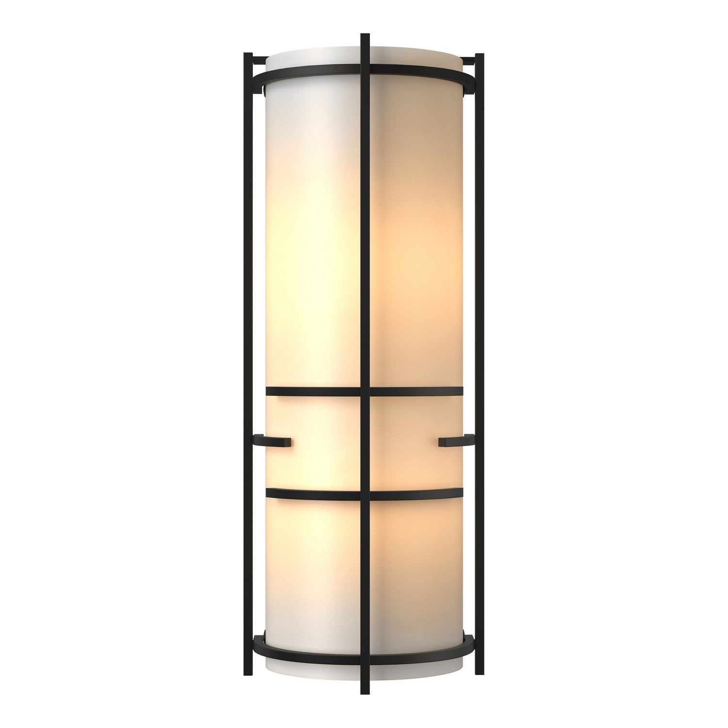 Hubbardton Forge - 205910-SKT-10-BB0412 - Extended Bars Sconce - Banded - Black