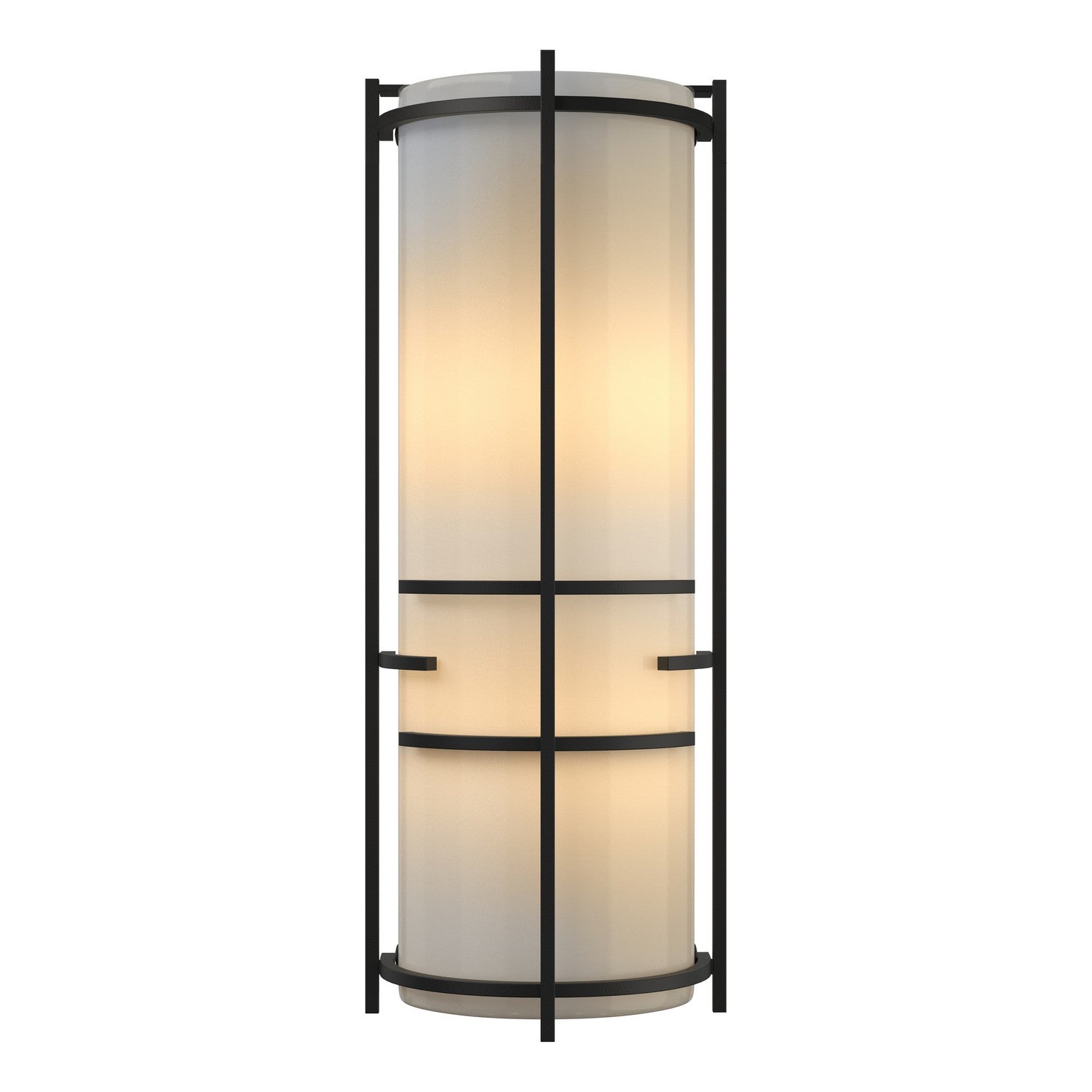 Hubbardton Forge - 205910-SKT-10-CC0412 - Extended Bars Sconce - Banded - Black