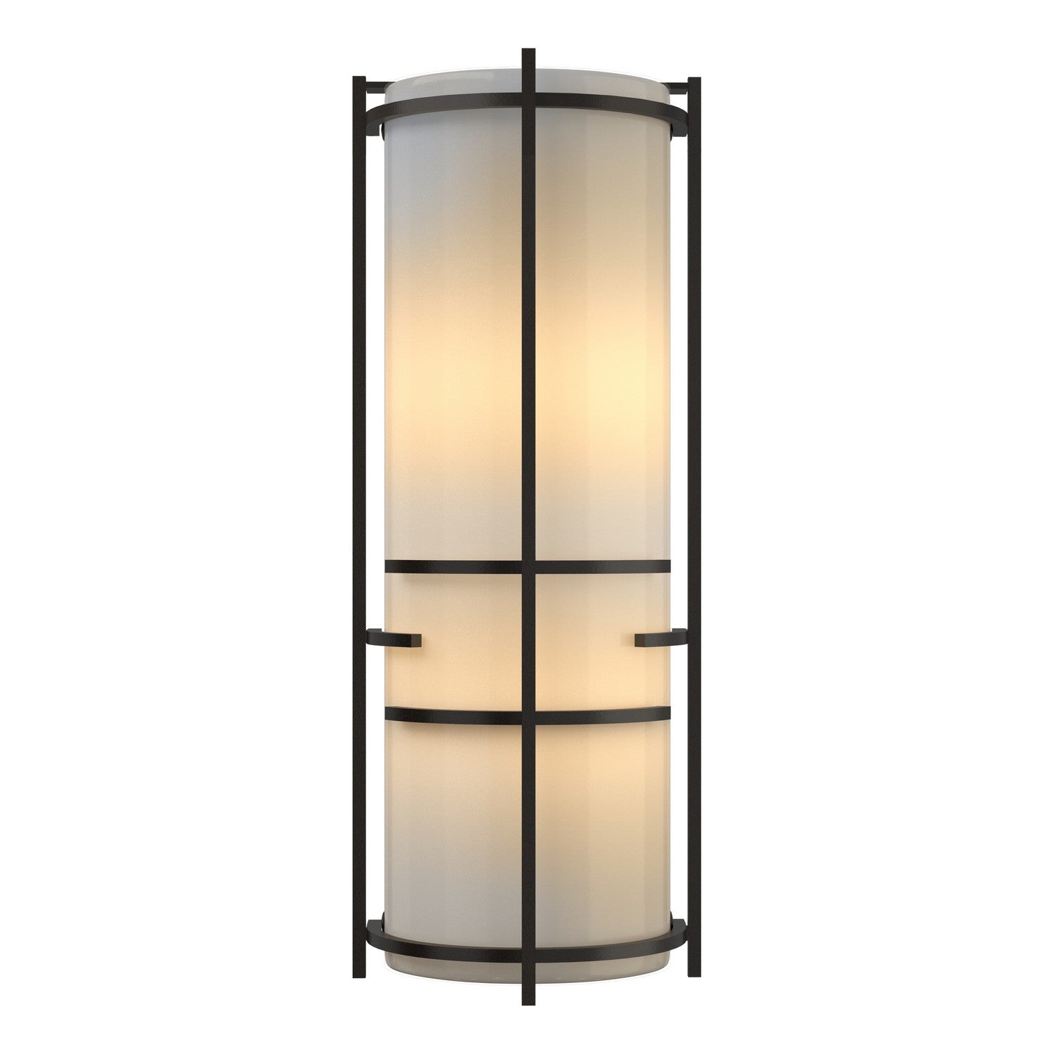 Hubbardton Forge - 205910-SKT-14-CC0412 - Extended Bars Sconce - Banded - Oil Rubbed Bronze