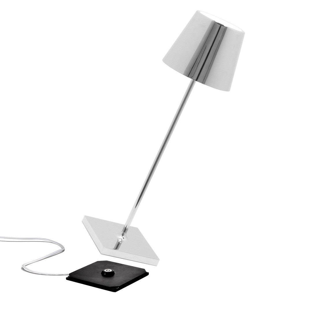 Zafferano - LD0340C4 - LED Table Lamp - Poldina - Chrome