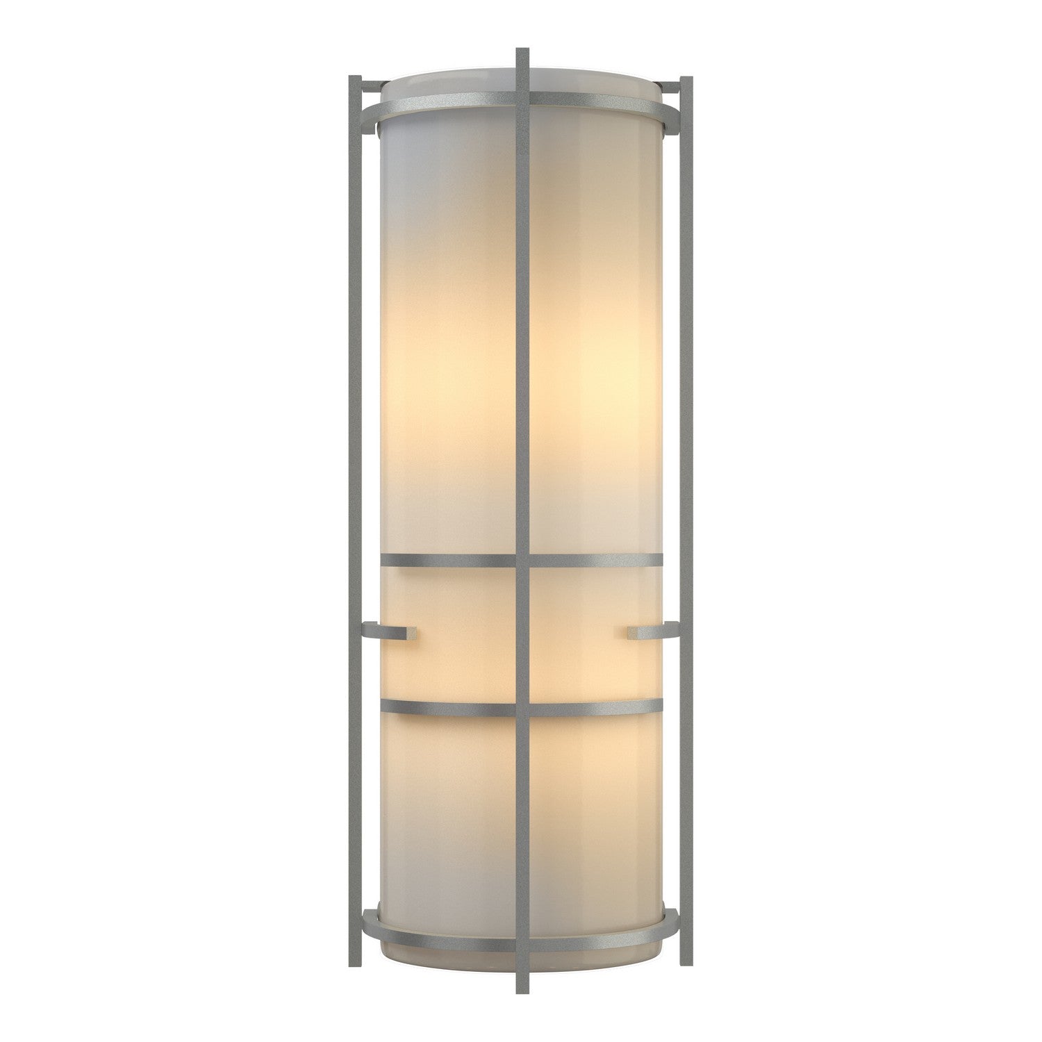 Hubbardton Forge - 205910-SKT-82-CC0412 - Two Light Wall Sconce - Banded - Vintage Platinum