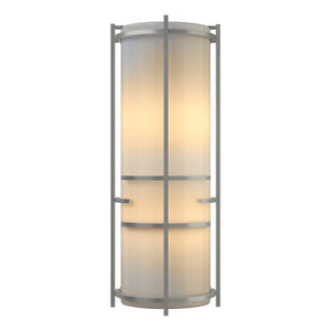 Hubbardton Forge - 205910-SKT-82-CC0412 - Two Light Wall Sconce - Banded - Vintage Platinum