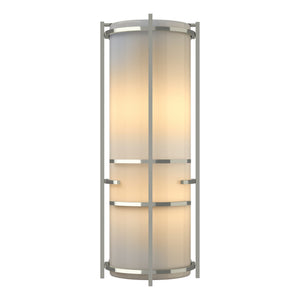 Hubbardton Forge - 205910-SKT-85-CC0412 - Two Light Wall Sconce - Banded - Sterling