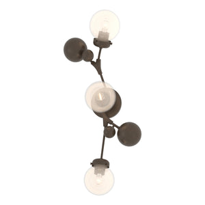 Hubbardton Forge - 206050-SKT-05-WF0629 - Three Light Wall Sconce - Sprig - Bronze