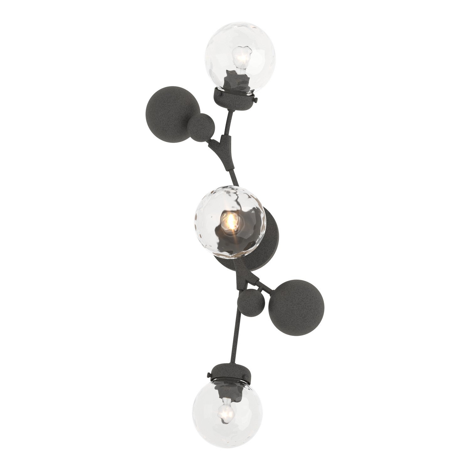 Hubbardton Forge - 206050-SKT-20-LL0629 - Three Light Wall Sconce - Sprig - Natural Iron