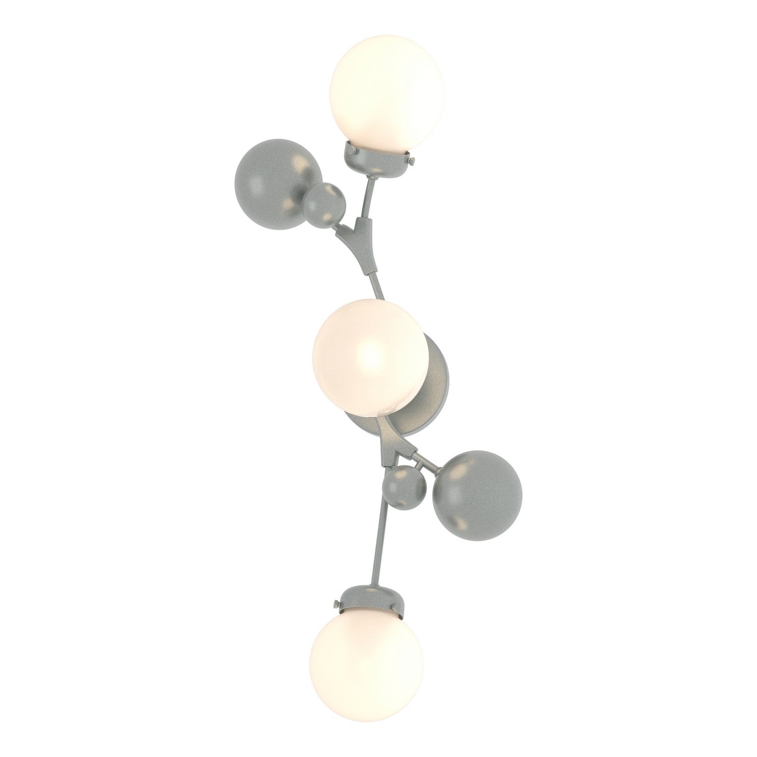 Hubbardton Forge - 206050-SKT-82-GG0629 - Three Light Wall Sconce - Sprig - Vintage Platinum
