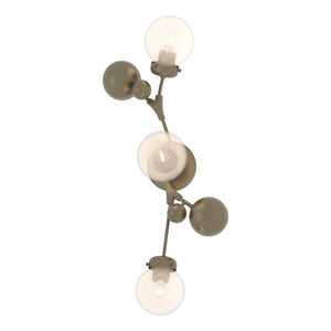 Hubbardton Forge - 206050-SKT-84-WF0629 - Three Light Wall Sconce - Sprig - Soft Gold