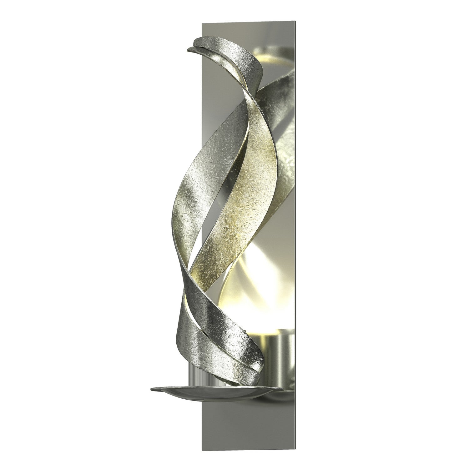 Hubbardton Forge - 206120-SKT-85 - One Light Wall Sconce - Folio - Sterling