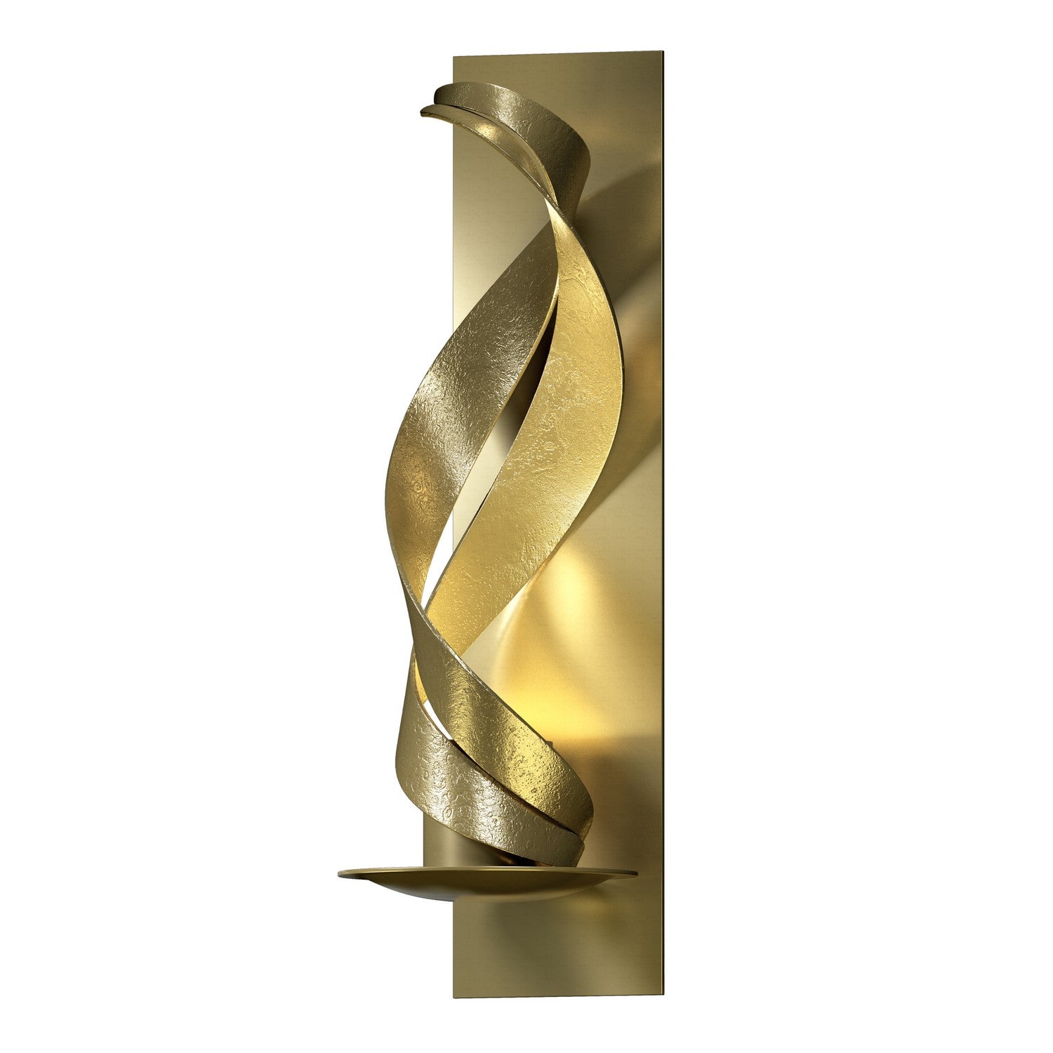 Hubbardton Forge - 206120-SKT-86 - One Light Wall Sconce - Folio - Modern Brass