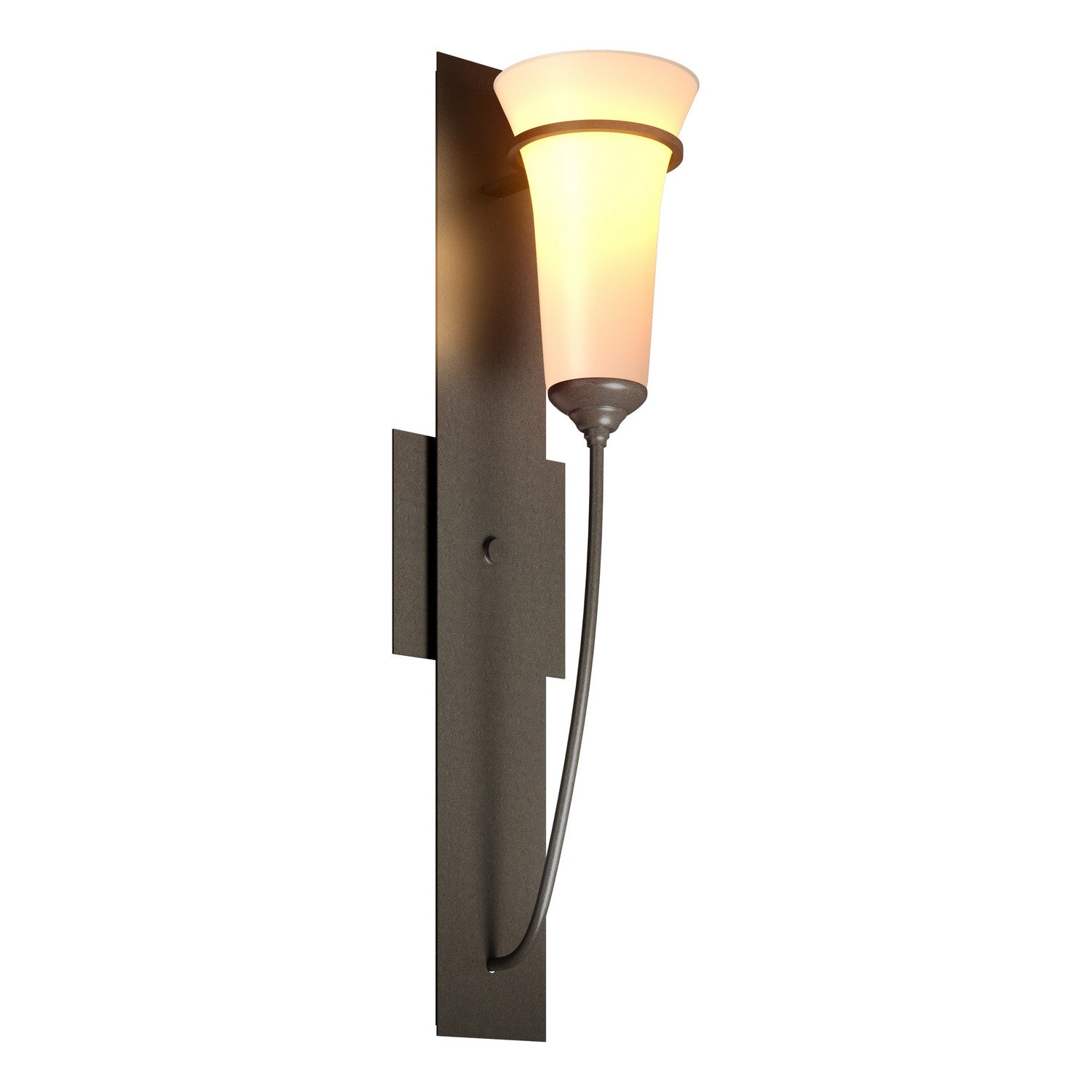 Hubbardton Forge - 206251-SKT-07-GG0068 - One Light Wall Sconce - Banded - Dark Smoke