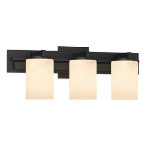 Hubbardton Forge - 206303-SKT-10-GG0188 - Three Light Wall Sconce - Ondrian - Black