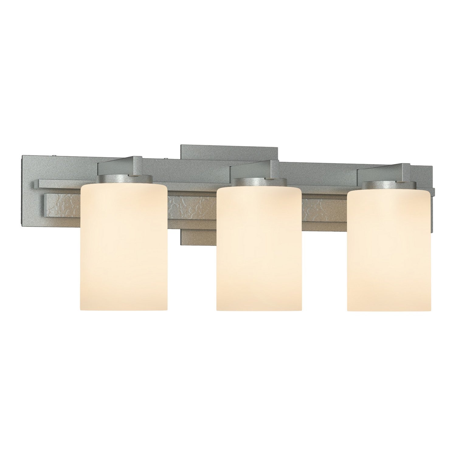 Hubbardton Forge - 206303-SKT-82-GG0188 - Three Light Wall Sconce - Ondrian - Vintage Platinum