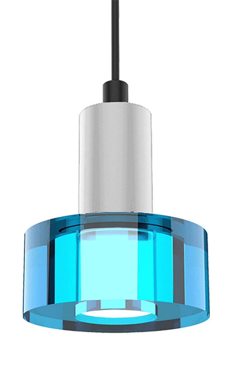 BlackJack Lighting - SP-CGL-BL-03-PC-30K-3W-SP5 - LED Pendant - Color Gel Light Guide - Polished Chrome