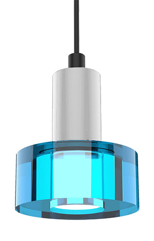 BlackJack Lighting - SP-CGL-BL-03-PC-30K-3W-SP5 - LED Pendant - Color Gel Light Guide - Polished Chrome