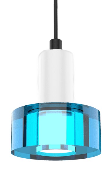 BlackJack Lighting - SP-CGL-BL-03-WH-30K-3W-SP5 - LED Pendant - Color Gel Light Guide - White