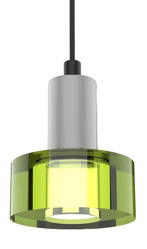 BlackJack Lighting - SP-CGL-GN-03-PC-30K-3W-SP5 - LED Pendant - Color Gel Light Guide - Polished Chrome