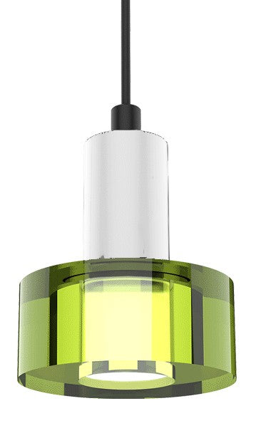 BlackJack Lighting - SP-CGL-GN-03-WH-30K-3W-SP5 - LED Pendant - Color Gel Light Guide - White