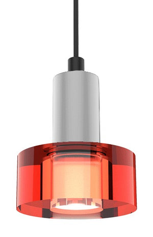 BlackJack Lighting - SP-CGL-RD-03-PC-30K-3W-SP5 - LED Pendant - Color Gel Light Guide - Polished Chrome