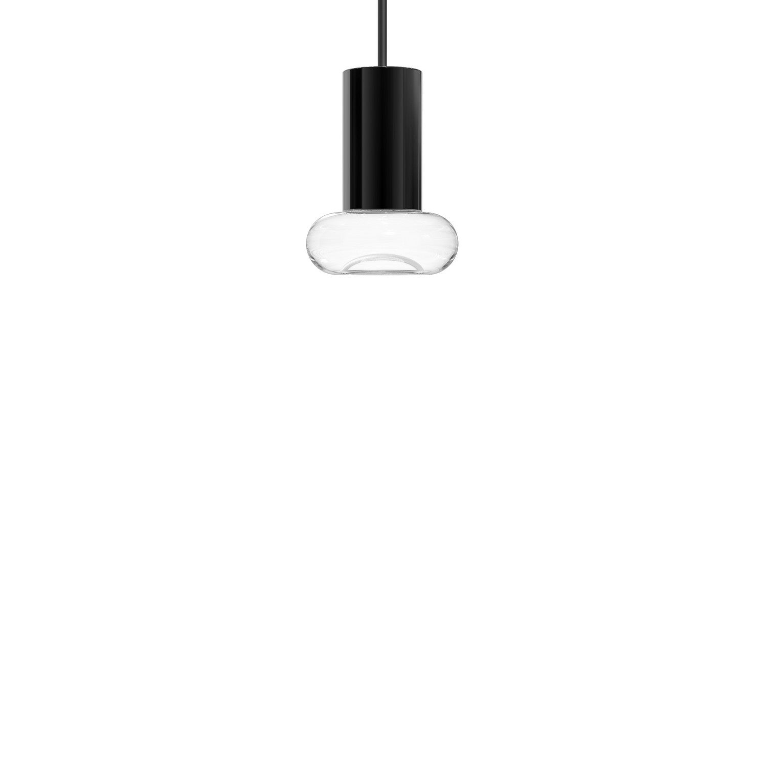 BlackJack Lighting - SP-LGD-MU-02-BL-30K-3W-SP5 - LED Pendant - Mushroom Light Guide - Matte Black