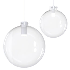 BlackJack Lighting - SP-SPL-CL-12-WH-30K-5W-SP5 - LED Pendant - Clear Glass Sphere - White