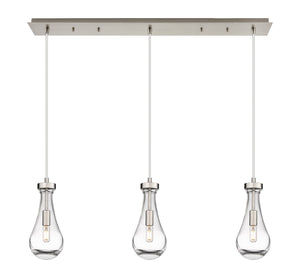 Innovations - 123-451-1P-SN-G451-5CL - LED Linear Pendant - Downtown Urban - Brushed Satin Nickel