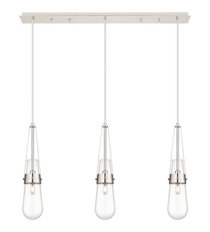 Innovations - 123-452-1P-PN-G452-4CL - LED Linear Pendant - Downtown Urban - Polished Nickel